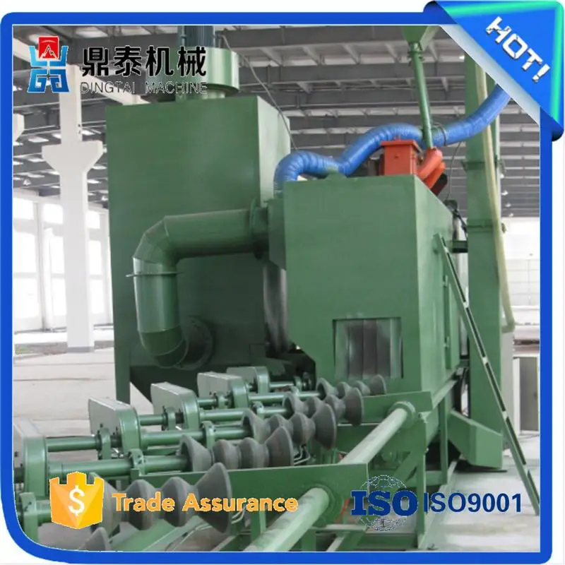 Professional steel pipe shot blasting machine, steel pipe inner and outer wall shot blaster
