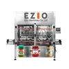 Four Head Automatic Small Food Marmalade Nutella Peanut Curry Chocolate Spread Paste Jar Dosing Filling Machine Line for Paste