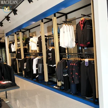 Modulaire Moderne Dernière Mode Homme Vêtements Présentoir Porte manteaux Magasin de vêtements Présentoir pour homme et