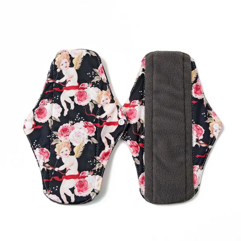 Washable sanitary Bamboo charcoal reusable menstrual reusable MC pads for women, Printed
Washable sanitary Bamboo charcoal reusable menstrual reusable MC pads for women, Printed
