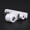 Single plastic hanger gate roller