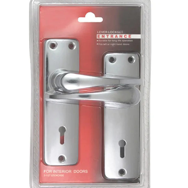 
Cheap price aluminium handle 2 lever lockset popular in south africa 
