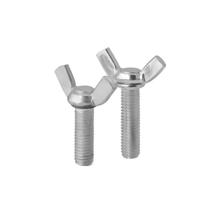 
Stainless steel Thumb Wing screw butterfly bolt A2 A4 SUS304 SUS316 antirust material fasteners supplier 
