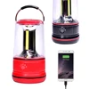 Portable Outdoor Hand Lamp Hook Tent Light Emergency USB Rechargeable 3xAA Battery 1W COB LED Camping Lantern with Input Output