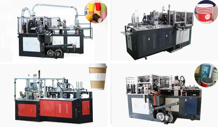machines for the production of paper cups