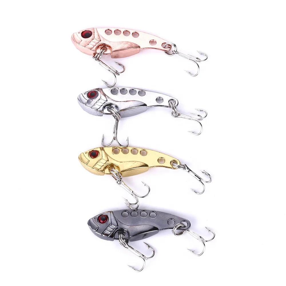 

4 cm 7g Metal Blade Vib Vibe Switchblade fishing Lures, 4 colors available/blank/oem