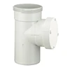 ERA PVC AS/NZS1260 Drainge Fittings Inspection Test Opening Tee M/F With Cap 100mm