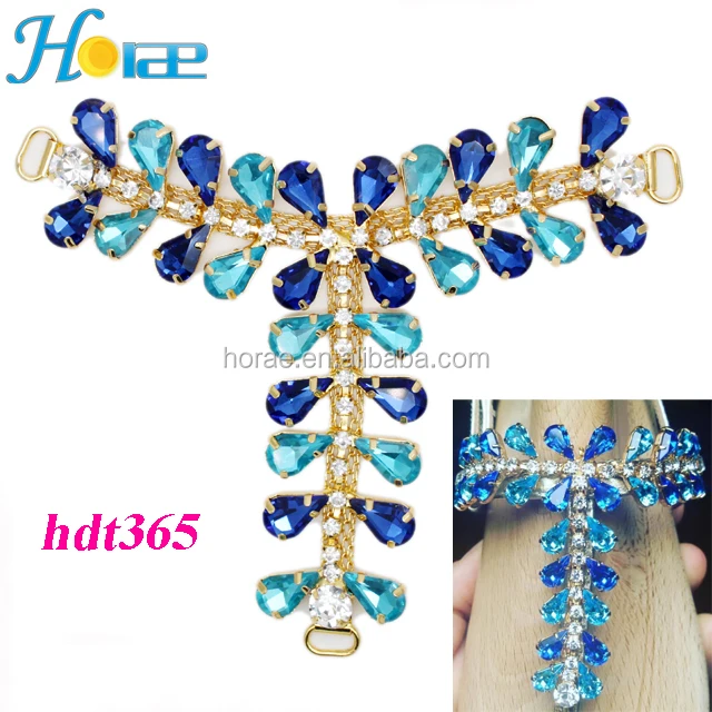 

wholesale Shoe decoration Rhinestone Shoe ornament fashion sandal chain hdt365