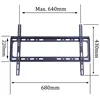 Shelf lcd tv wall mount flat screen tv wall bracket hidden tv mount