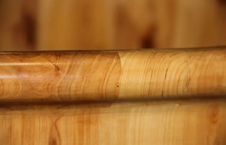 wooden baby bath tub