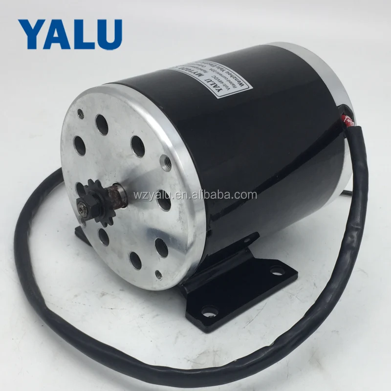 thumbnail image 2 of BFO 500W 24V DC Electric Motor MY1020 With Bracket – Brush, Reversible, For E-Scooter/E-Bike 2 of 4