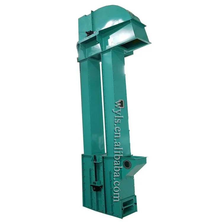 Элеватор вертикальный. Самотёчное оборудование для элеваторов. vertical belt bucket elevator.