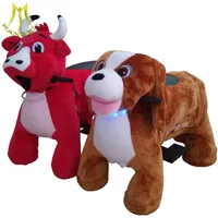 

Hansel kids amusement motorized plush electric mountables riding animals