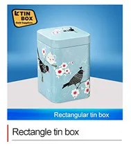Wholesale Galvanized steel metal pet food storage tin box with Removable lid and handle
