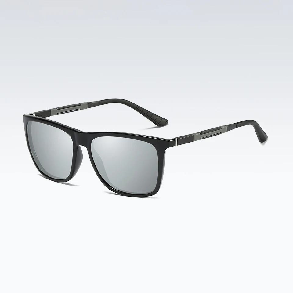 

60426 Superhot Eyewear Aluminum magnesium Temples square sun glasses Men's Polarized Sunglasses