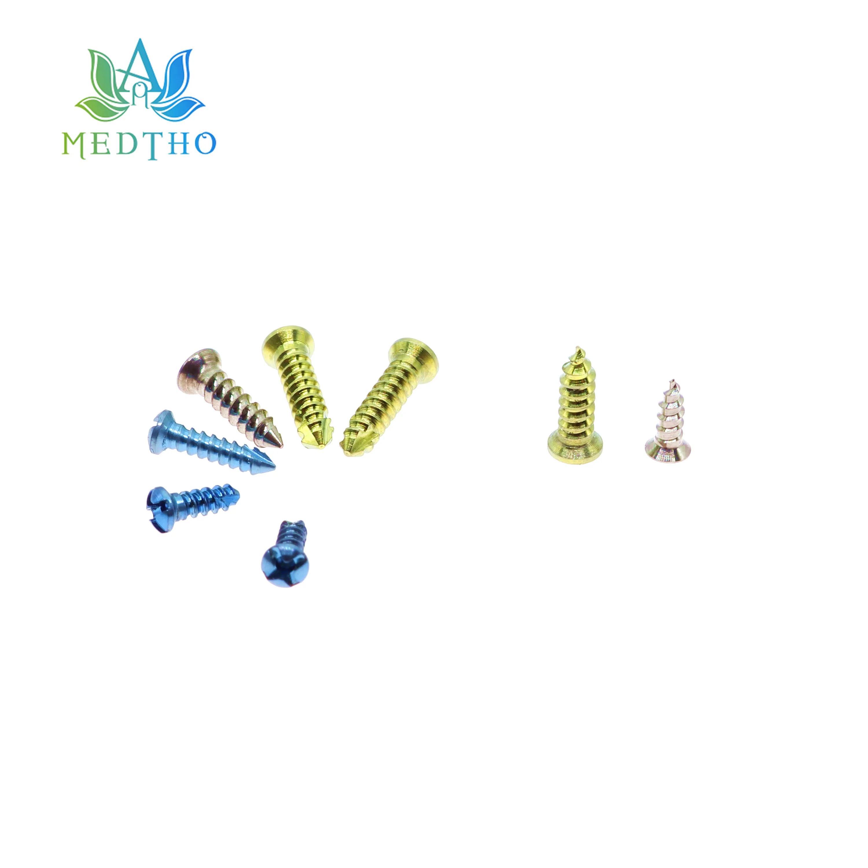 
orthopedic plate maxillofacial implants 1.5mm self-drilling and self-tapping maxillofacial screw 