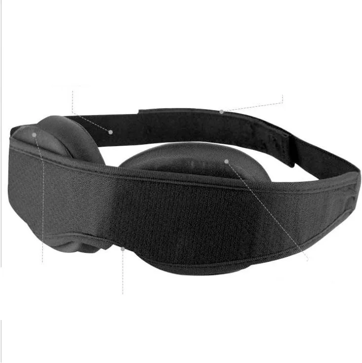 selling custom logo 3d movable eye contour night silk eye mask