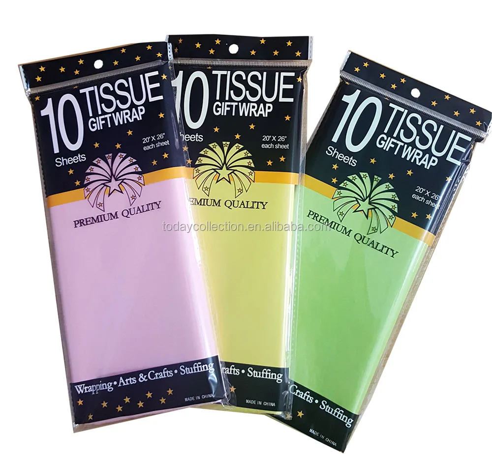 
Plain color tissue paper 