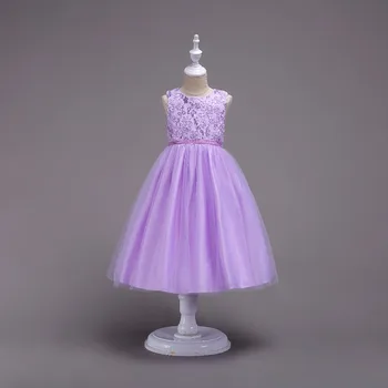 Flower Girl Autumn Wedding Dresses Frocks Party Girls Birthday