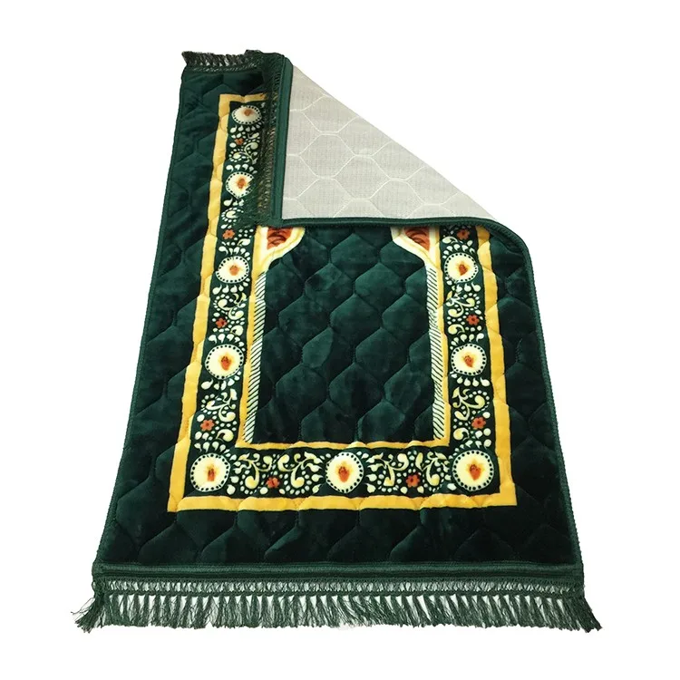 Thick Dubai Velvet Kashmir Prayer Rug For Mosque Buy Kashmir Prayer