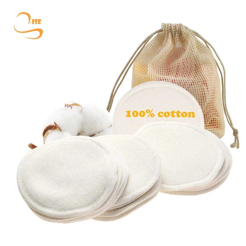 

Amazon Hot Sale Soft Bamboo Cotton Makeup Remover Pads Reusable Organic Cotton Pads
