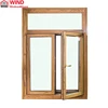 Aluminum clad solid wood casement tilt and turn window for Villas