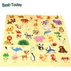 Oojami Wooden Toppling Tower Tumbling Stacking Board Games Building Blocks for Kids - 60 Pieces