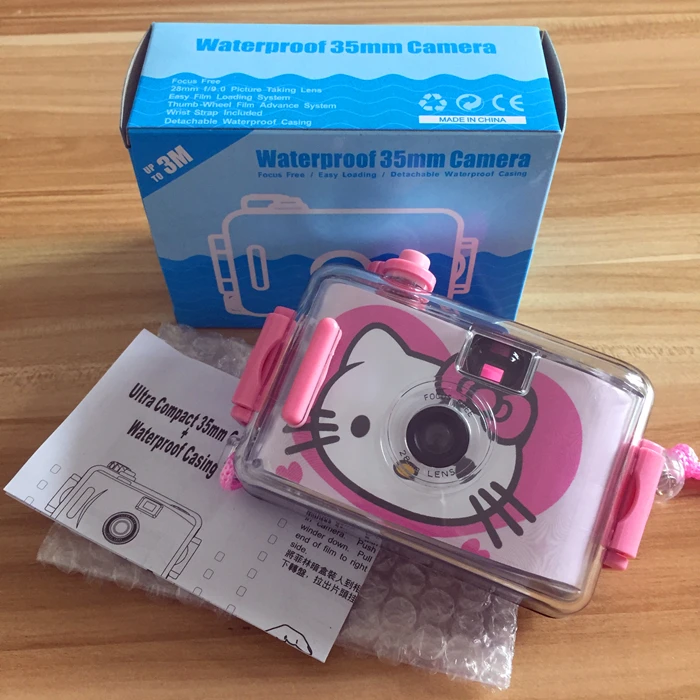 Wholesale 35mm Film Hello Kitty Waterproof Disposable Camera Underwater 5 Meter Depth Retro Film