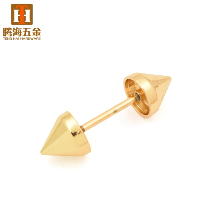 

Metal Cone shaped nails Arch Bridge Decorative Buckle for Handbag Shoulder Straps, Customized