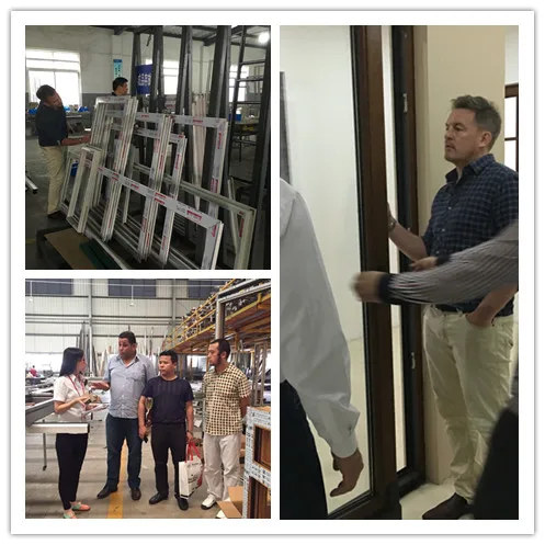 Exporting standard price of aluminium sliding ready made thin frame doors