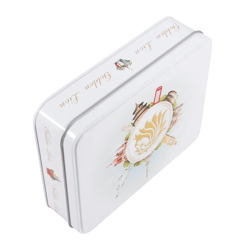 Colored Tins,Cute Small Metal Tin Boxes,Rectangular Metal Tobacco Tin