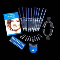 

10 pc teeth whitening gels foil bags package Dental Whitening LED Teeth Bleaching kit