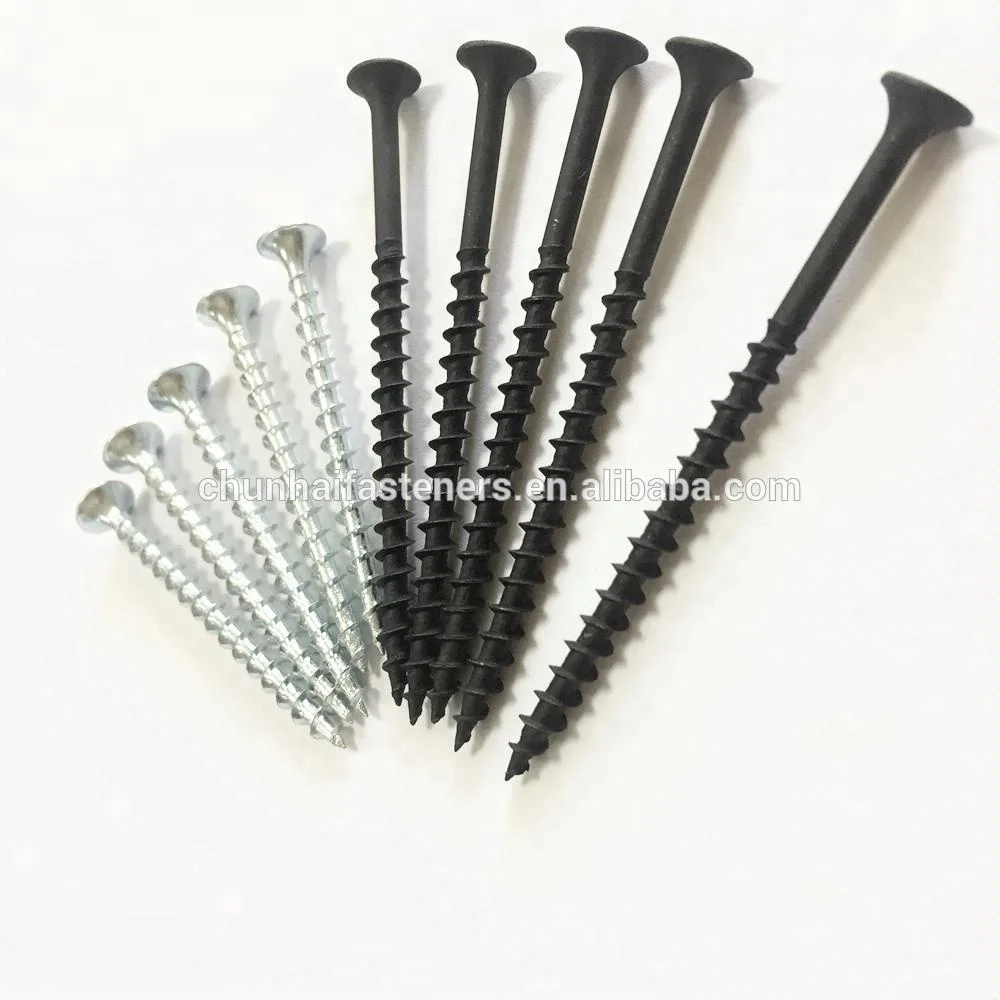 
galvanized 6x1 drywall screw gypsum screw black phosphate tornillos 