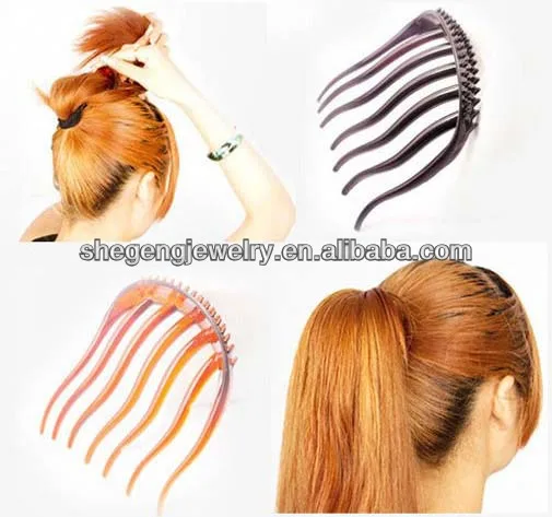 Bump It Up Volume Inserts Hair Clip For Ponytail Bouffant Styles