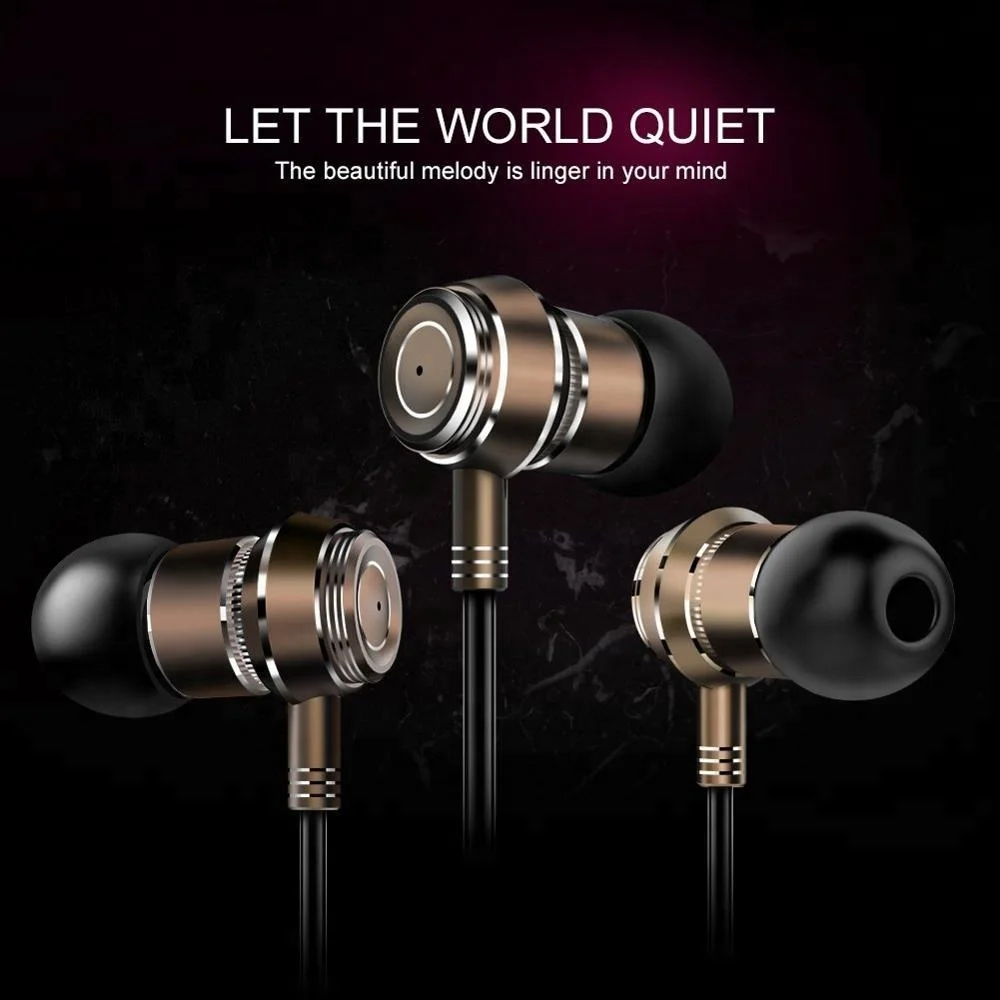 

TIMMKOO Amazon Top Seller Deep Bass Metal High End Earphones Wired Earbuds In Ear Headphone High End Running Sport Earphones