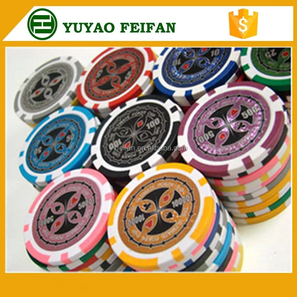 11.5g Custom Sticker Poker Chips 30mm Thickness - Buy 3mm Thickness ...