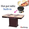 New Buffet Induction Warmer Solution/Ceramic Pan Inserted In Buffet Table
