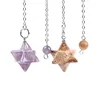 European and American Style Craft Merkabar Classic Style Jewelry Pendant Hexagonal Star Pendulum