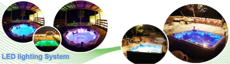 High quality deluxe hot tub tv with two full body massge chairs