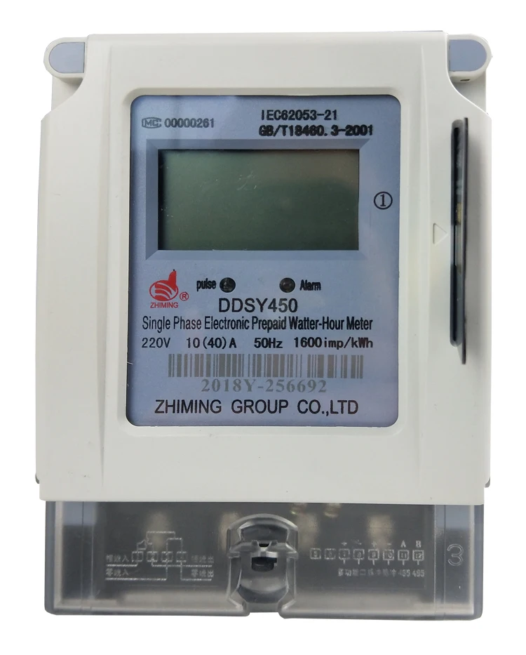 Zhiming Brand Ddsy450 Prepaid Electricity Meter With Sim Card,Smart