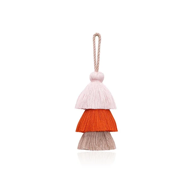 

Handmade woven Christmas gift bag pendant tassel pendant, As picture show