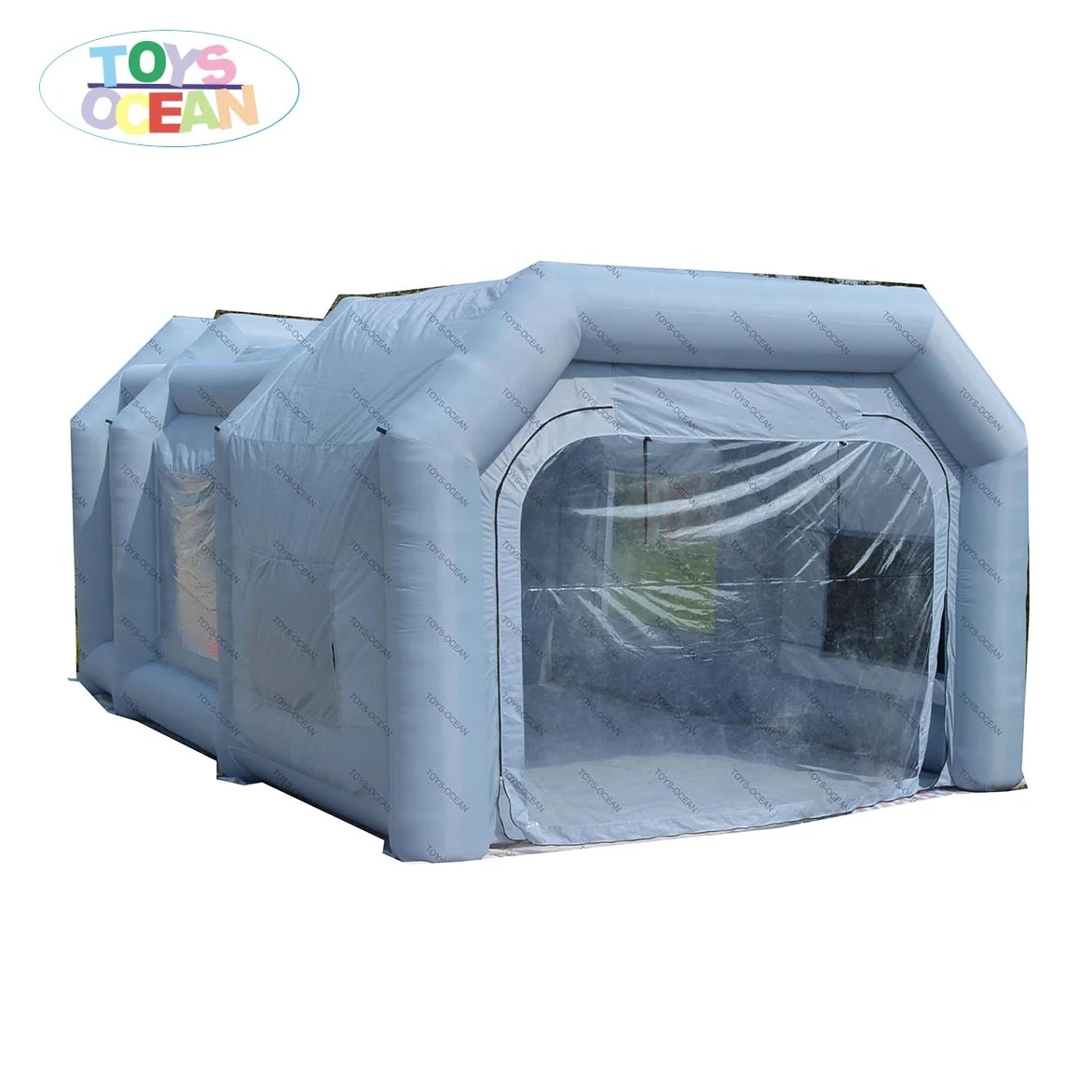 

2021 new arrival outdoor Inflatable Spray Booth with two blowers