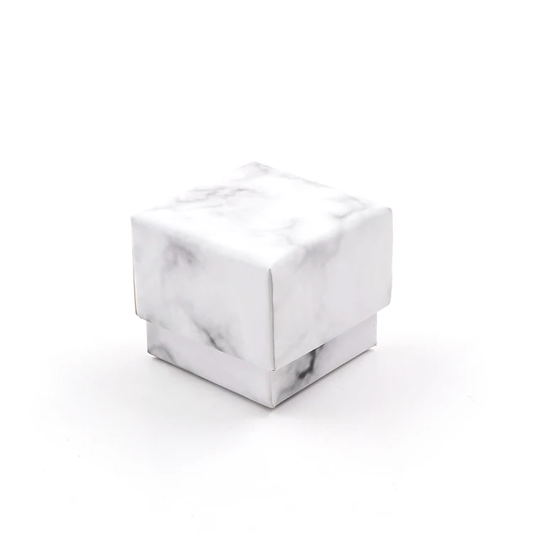 

Low MOQ Custom Logo Marble White Ring Box For Packing Wholesale Price