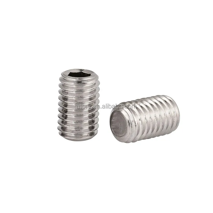 
304 stainless steel hex socket set screw 