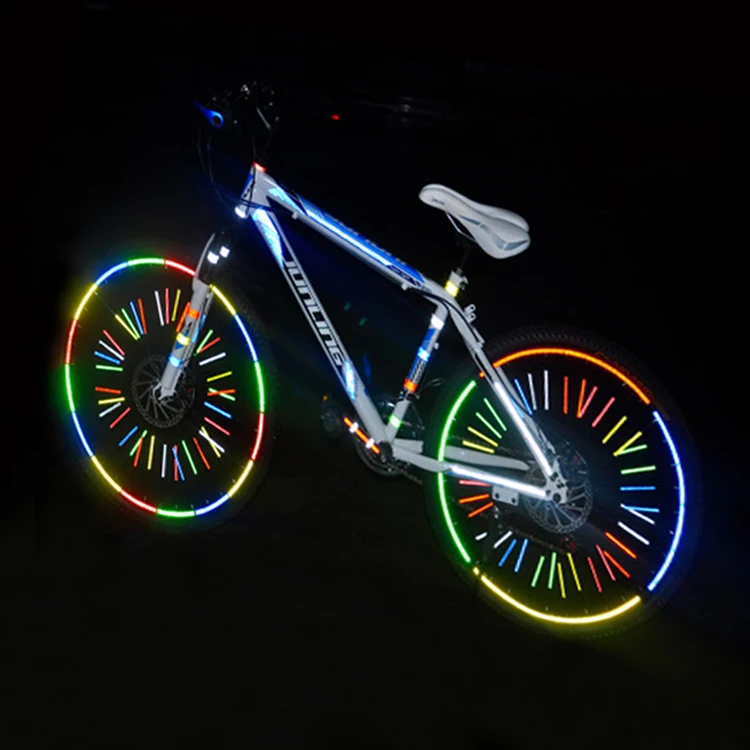 Decorative Mountain Bike Lighting Wheel Clipped On Bicycle Spokes Glow ...