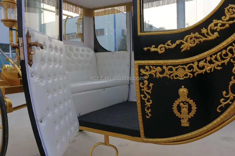 Popular Used horse drawn carriages Luxury Royal horse carriage for sale.JPG
