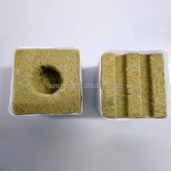 
Greenhouse Hydroponic Agriculture Mineral Wool Cubes Insulation Price Mineral Wool for Planting 
