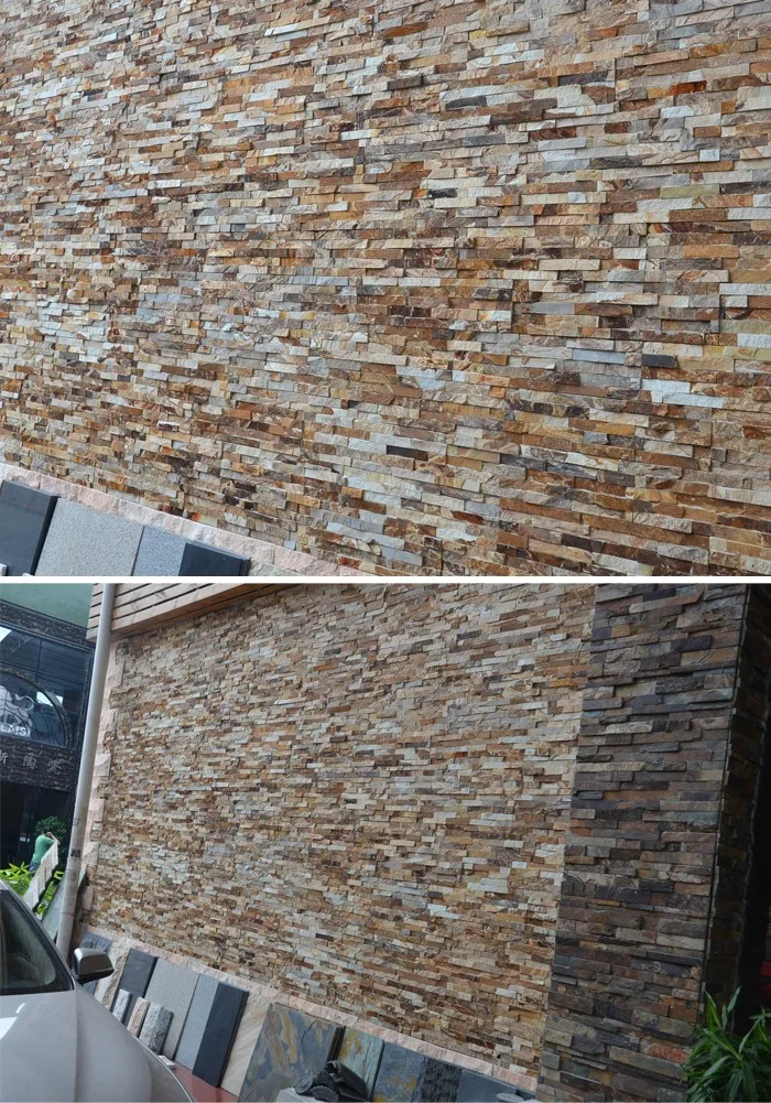 Panel De Piedra Para Revestimiento Decorativo De Pared Interior