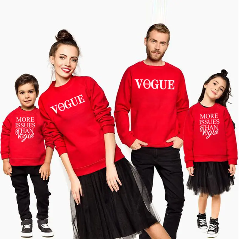 

Dad mom and kids family long sleeve shirts wholesale matching family clothes