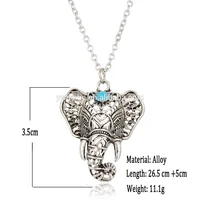 

2019 Yiwu daihe jewelry factory wholesale jewelry sets elephant ship pendant and rings diffuser necklace